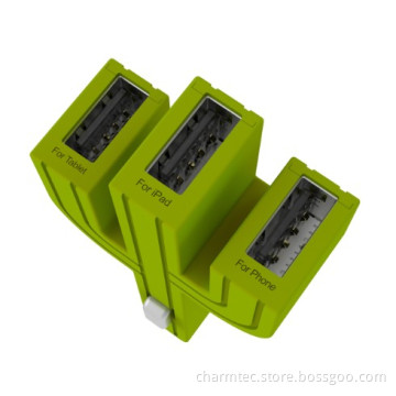 High Charging Speed of Three-Port Car Charger, Output: 5V/4.2A, 1A+2.1A+1A